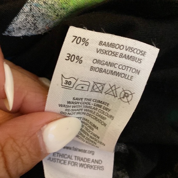 Simeon Farrar Bamboo Neon Star Tee Shirt - Picture 7 of 7